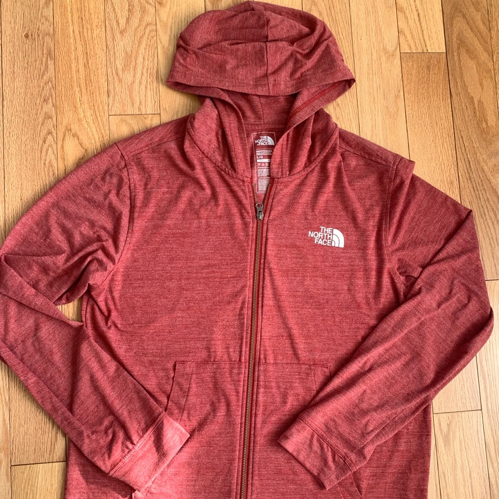 The North Face light weight zip up hoodie